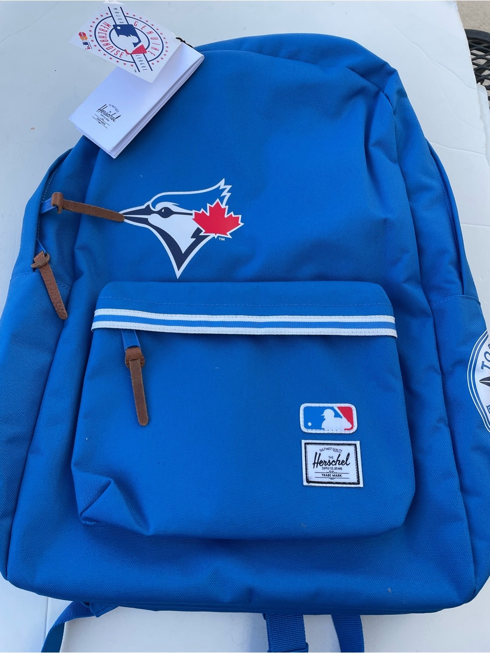 Herschel Supply Company Blue Toronto Blue Jays Logo Backpack